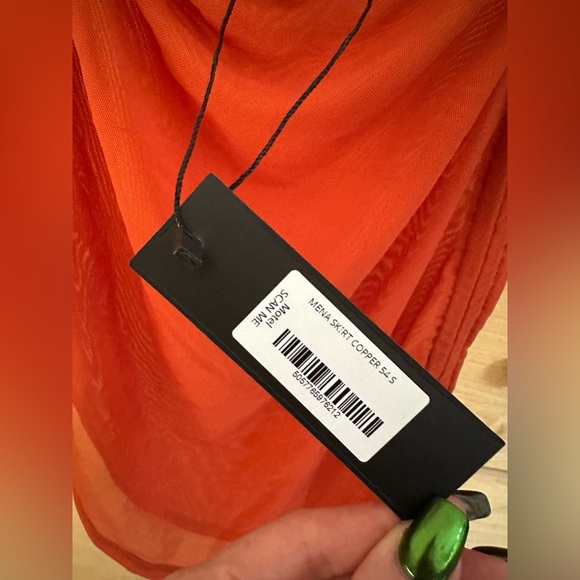 NWT Motel Rocks Mena Skirt in Copper - Picture 10 of 11